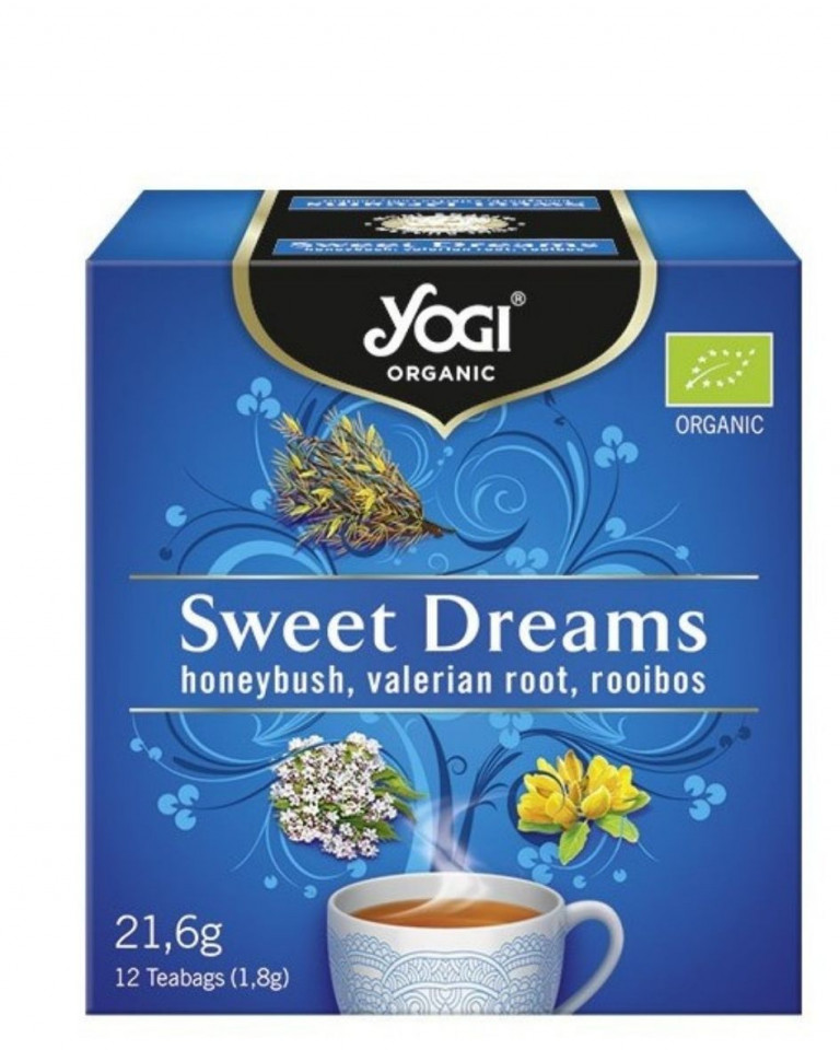 Ceai Yogi, Sweet Dreams, ECO, 12 pliculete