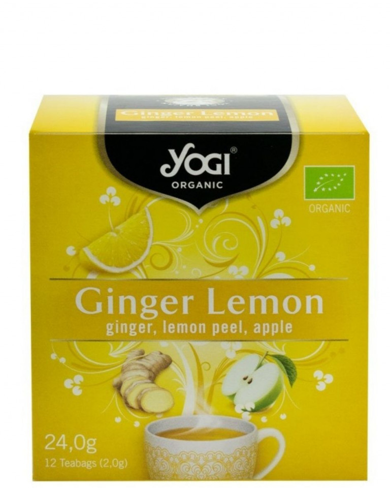 Ceai, Yogi, Ginger Lemon, ECO, 12 pliculete