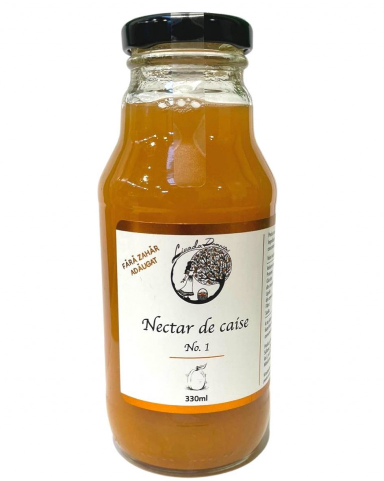 Nectar de caise, fara zahar, 330 ml