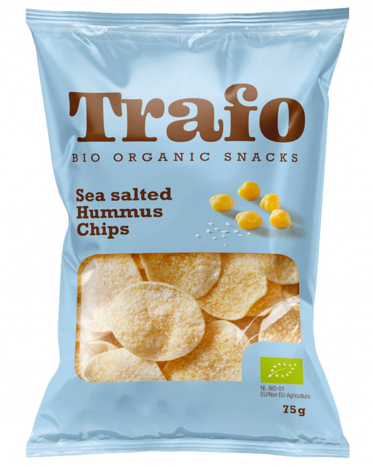 Chips din naut cu sare, Trafo, ECO, 75g