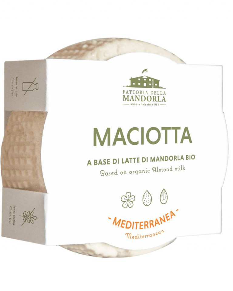 Branza vegana de migdale cu aroma mediteraniana, Mandorella, ECO, 200g