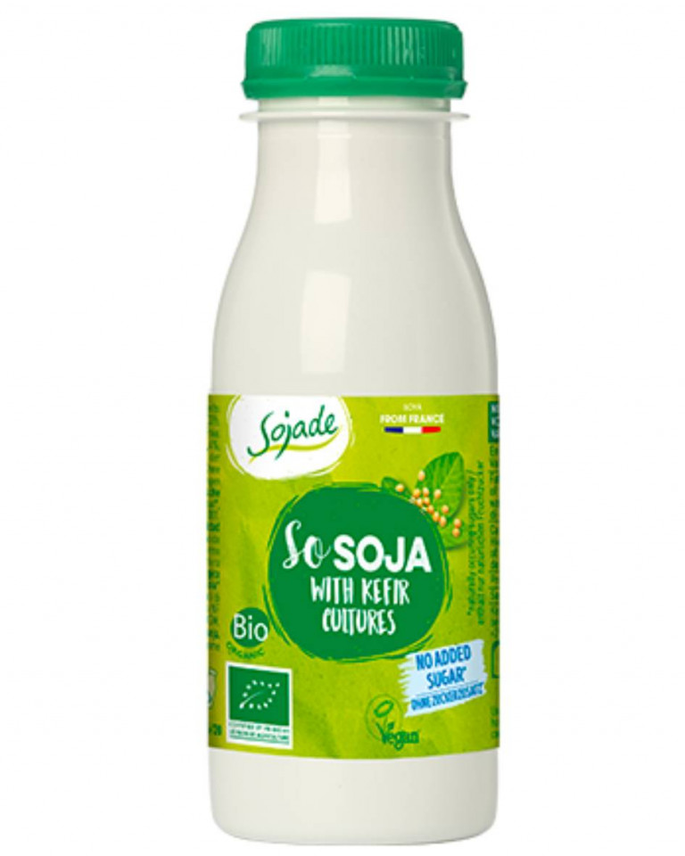 Kefir de soia Vegan, Sojade, ECO, 250ml (fara zahar)