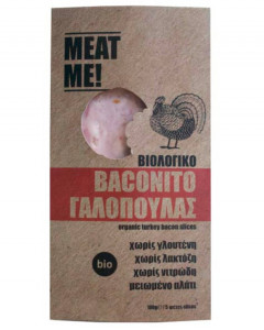 Bacon din curcan, ECO, 100g (SVM)